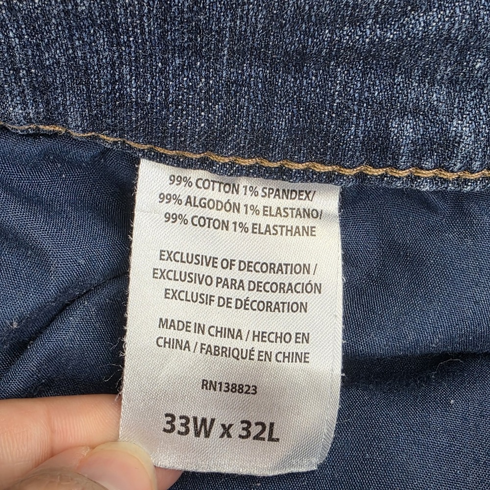 Cody James Jeans Mens Size 33x32 Bootcut Medium Wash Blue Denim Pants - Picture 9 of 10
